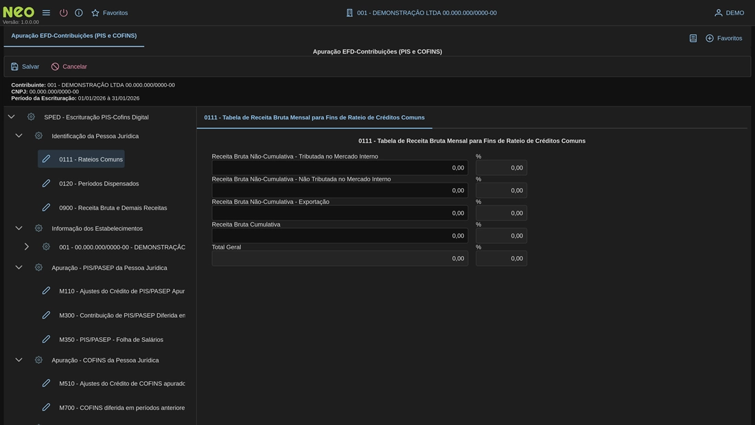 Ilustração do módulo Fiscal